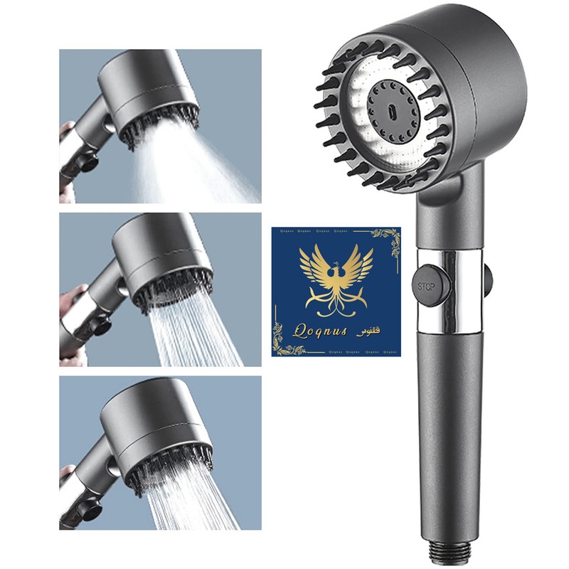 قیمت و خرید سردوش حمام ققنوس مدل Turbo-Massage لوکس