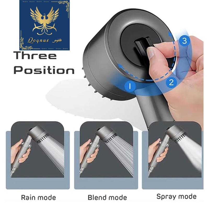 قیمت و خرید سردوش حمام ققنوس مدل Turbo-Massage لوکس