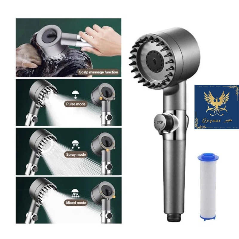 قیمت و خرید سردوش حمام ققنوس مدل Turbo-Massage لوکس