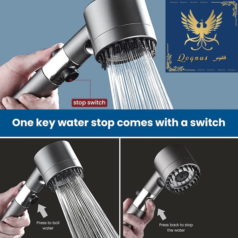 قیمت و خرید سردوش حمام ققنوس مدل Turbo-Massage لوکس