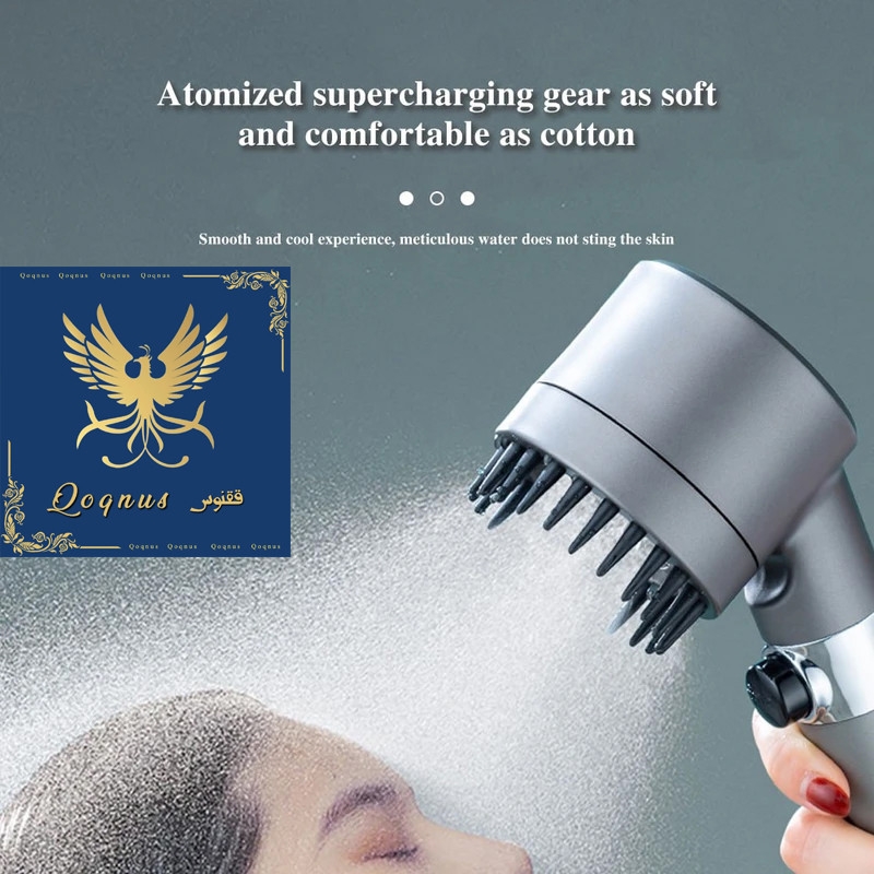 قیمت و خرید سردوش حمام ققنوس مدل Turbo-Massage لوکس