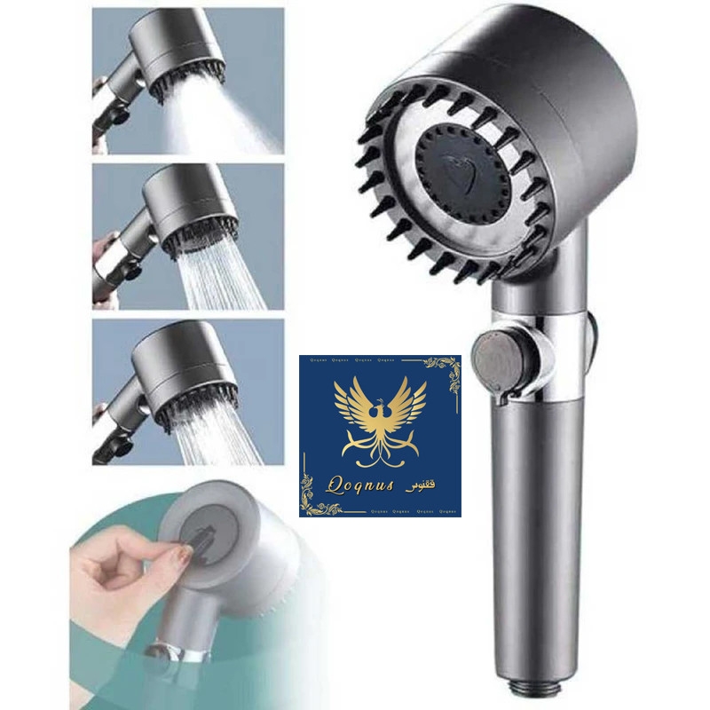 قیمت و خرید سردوش حمام ققنوس مدل Turbo-Massage لوکس